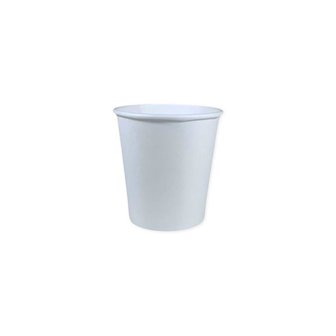 BEKER Karton/PE Koffiebeker 4 oz Wit  