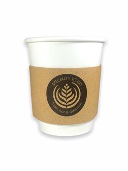 Sleeve, Golfkarton Huhtamaki 12/16/20 oz Bruin