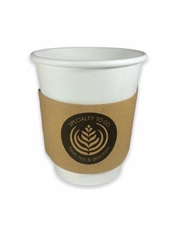Sleeve, Golfkarton Huhtamaki 12/16/20 oz Bruin