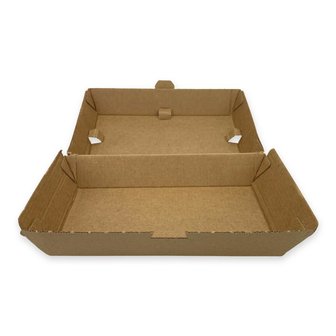 Kartonnen Sandwich Box Kraft bedrukt 