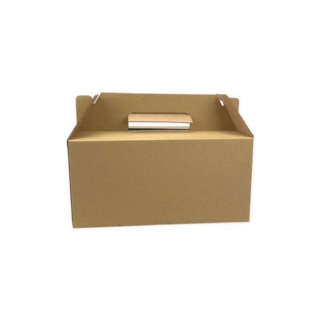 Maaltijdbox Met Handvat Kraft Klein 24,5(L)x13,5(B)x12(H)cm