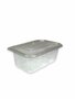 BAK PET Saladebak 1000 ml Transparant Met Plat Deksel 193x254x70mm