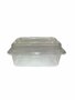 BAK PET Saladebak 1750 ml Transparant Met Hoog Deksel 232x348x(72,5+29,5)mm