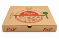Pizzadoos, Golfkarton Bruin 32x32x3cm