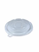 DEKSEL, rPET Plat Deksel  Transparant  Ø145 voor 750 ml bak