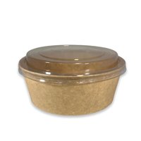 DEKSEL, rPET Transparant 1100 ml Ø 187mmx38mm