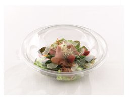 BAK, rPet Saladebak 1500ml Transparant Ø 230x80mm