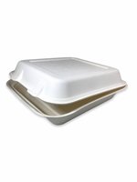 Bak, Suikerrietpulp Menubak  Wit  195x210 mm 