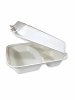 Bak, Suikerrietpulp Menubak, 3-vaks  Wit