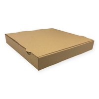 Pizzadoos Golfkarton Kraft 26x26x4,5cm