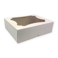 Tartdoos met venster 20x16,5x6cm