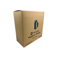 Pomebio Papieren Rietjes - Mix Kleuren - 6x195 mm - Doos à 500 Stuks