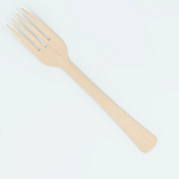 Houten Vork Gewaxt 160 mm nieuw