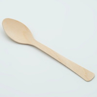 PomeBio Houten Lepels - 160 mm - Gewaxt - 1000 Stuks